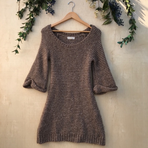 If It Were Me Long Sleeve Sweater Dress - Picture 2 of 8